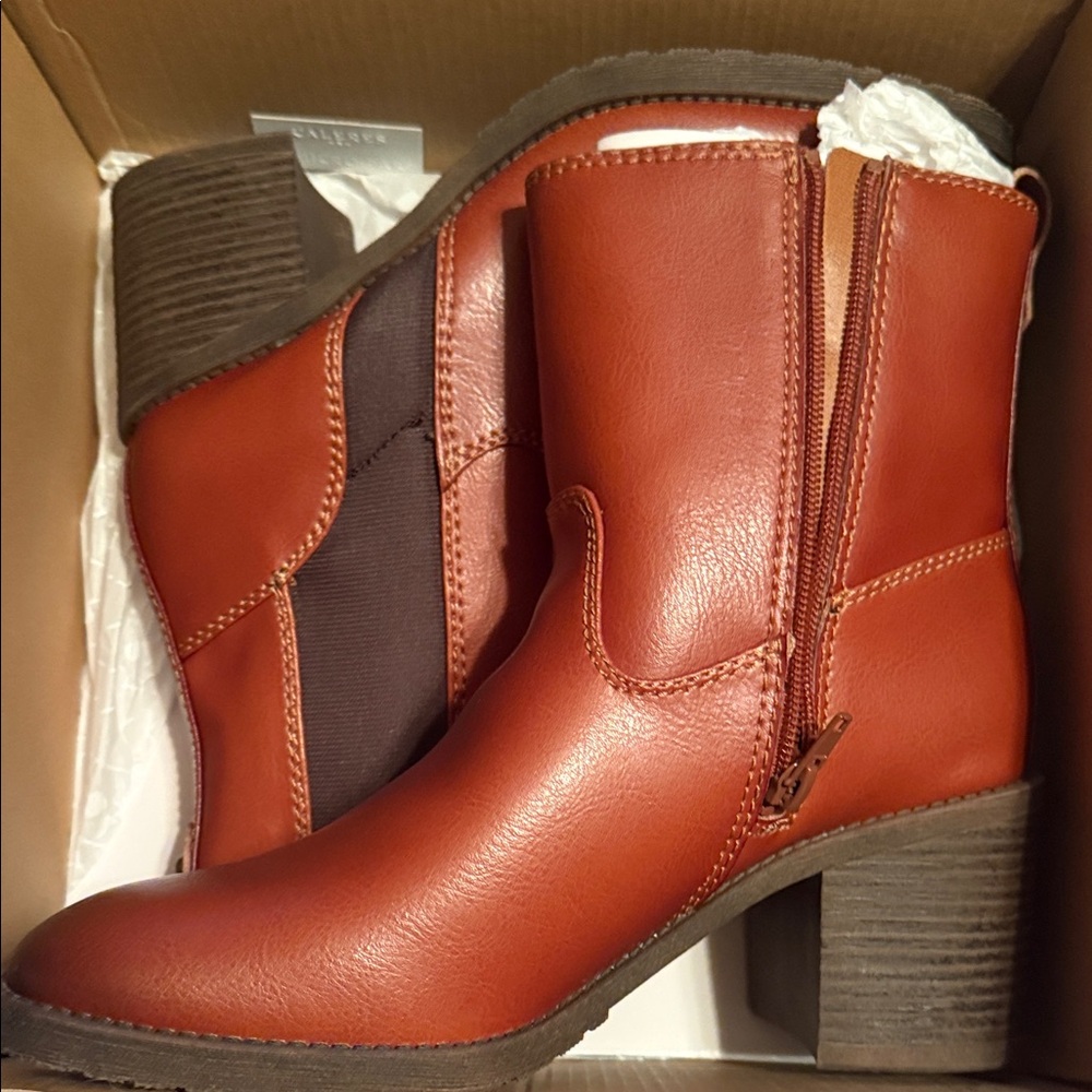 Zodiac Women's Red Heeled Boots